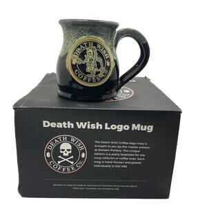2020 Death Wish Coffee "Lucky Larry" Resurrected Deneen Pottery Mug #2250/2500